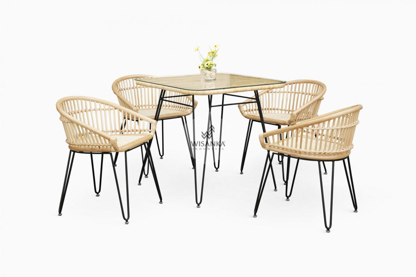 Kuga Dining Set Cirebon Rattan Manufacturer Indonesia