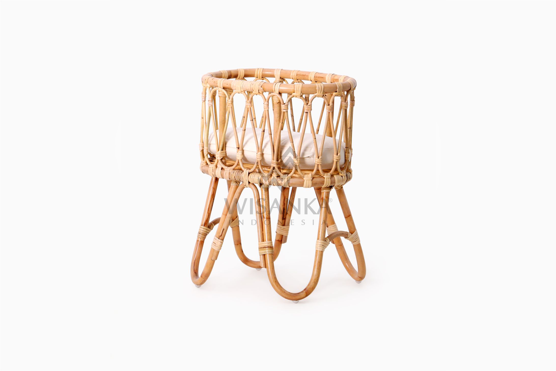 wicker doll bassinet