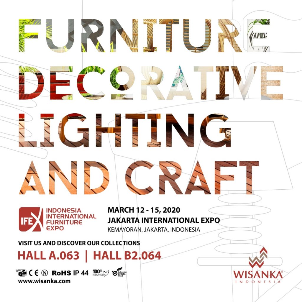 IFEX 2020 Invitation for wicker furniture