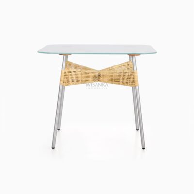 Kaira Dining Table - Natural Rattan Furniture front