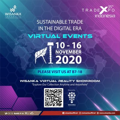 Rattan Furniture as Wisanka in Virtual Trade Expo Indonesia 2020