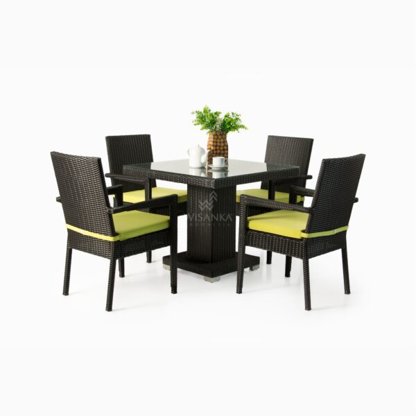 एड्रियन डाइनिंग सेट - गार्डन टेबल और कुर्सी