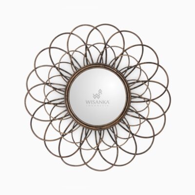Teak Mirror Small