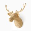 Bambi The Deer - Wicker Head Wall Decoration for Nursery Room