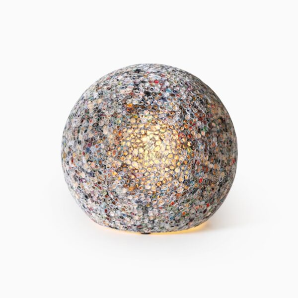 Επιτραπέζιο φωτιστικό Curly Ball Natural - Επιτραπέζιο φωτιστικό - αναμμένο
