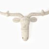 Deer Head Wall Decoration - Wicker Head Wall Decor for Nursery Room