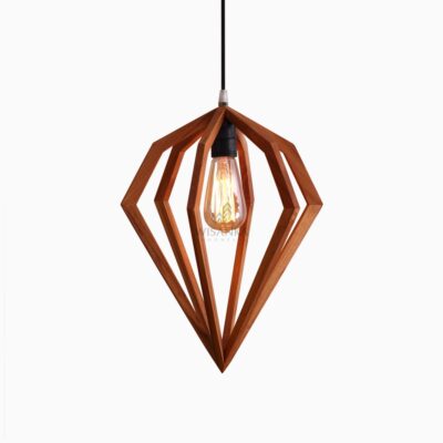 Diama Hanging Lamp - Wooden Decor Pendant Light