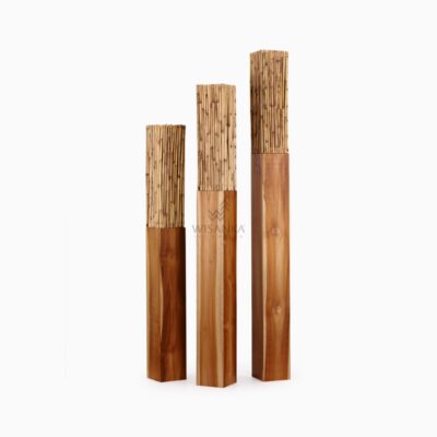 Gracia Floor Lamp with Grass Cane - Living Room Floor Lamp-off