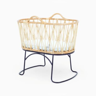 Hailey Baby Bassinet - Wicker Kids Rattan Furniture