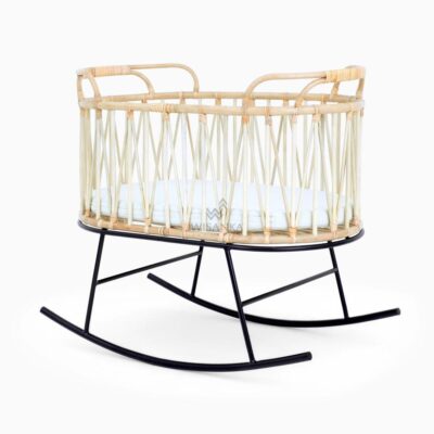 Kaitlin Baby Bassinet - Rattan Kids Furniture