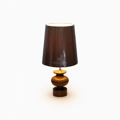 Kora Table Lamp - Hotel Side Desk Lamp - on