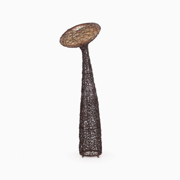 Lotus Floor Lamp - Rattan Standing Lamp