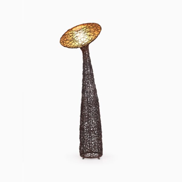 Lotus Floor Lamp - Rattan Standing Lamp