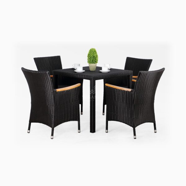 Nova Dining Set - Rattan Outdoor 4 седишта за јадење