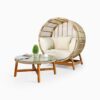 Orza Daybed - Cozy Round Daybed Outdoor