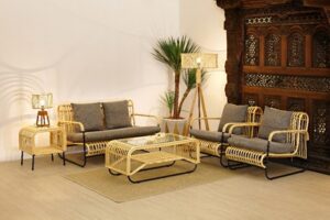 Ways to Decorate Rattan Furniture at Home - Living Room