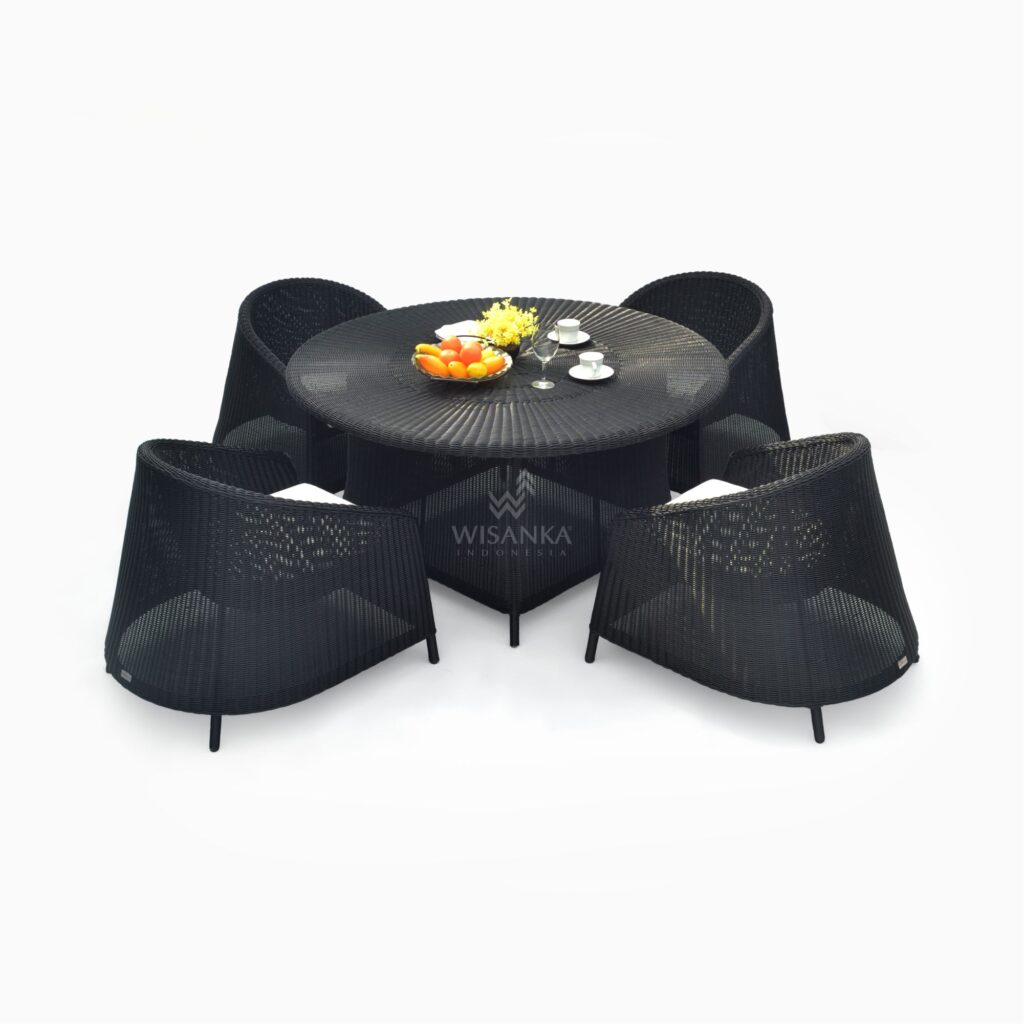 Waigeo Dining Set (Polyrod)