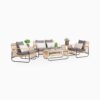 Akko Living Set - Wicker rattan Furniture