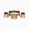 Folante Living Set - Natural Rattan Indoor Living Set