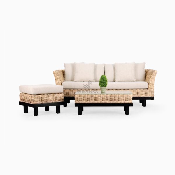 Jawa Living Set - Rattan Wicker Living