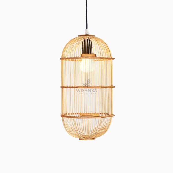 Oriental Hanging Lamp - Natural - Lampion Lamp