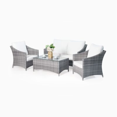 Aqua Living Set - Rattan Garden Sofa