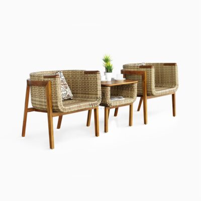 Arka Terrace Set - Rattan Terrace Table and Chair