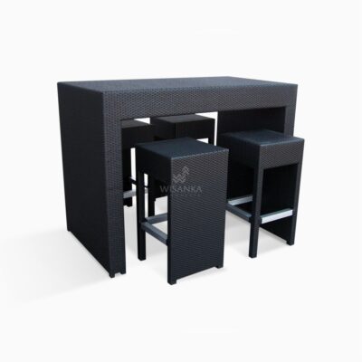 Banjar Bar Set - Outdoor Wicker Set