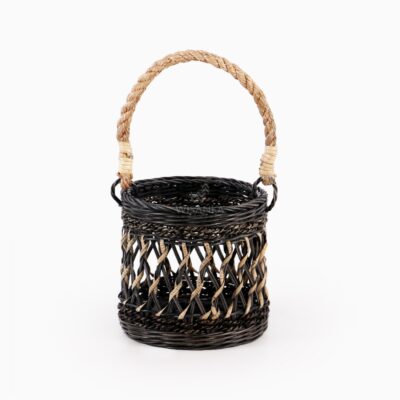 Candle Holder E - Rattan