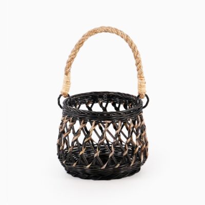 Candle Holder F - Rattan