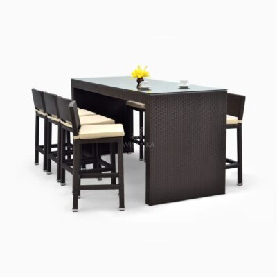 Colombo Bar Set - Patio Bar Set with Bar Stool