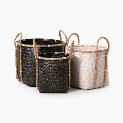 Crochet Basket Set of 3