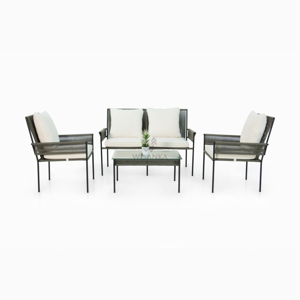 Karo Living Set - Pool Wicker Furniture