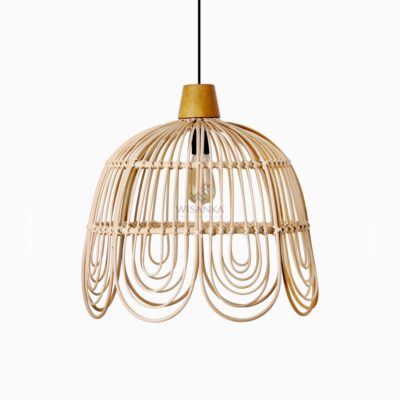 Ratu Hanging Lamp - Rattan Chandeliers Lights-off