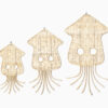 Squidy Kids Wall Décor - Wicker Rattan Nursery Décor