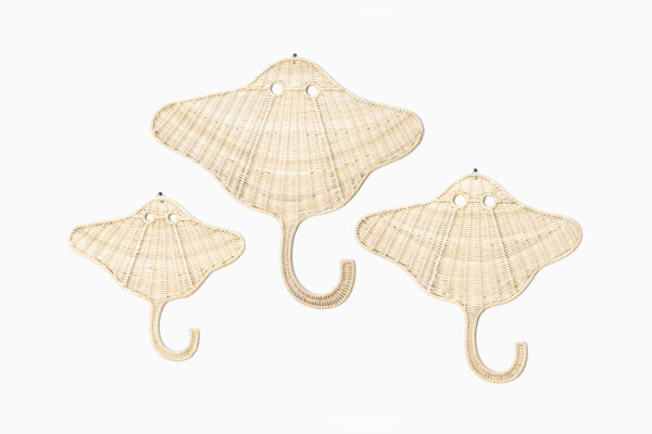 Stingray Kids wall décor - Wicker Rattan Nursery Décor