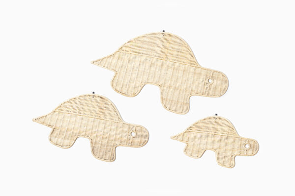 Yertle kids wall décor - Wicker Rattan Nursery Décor