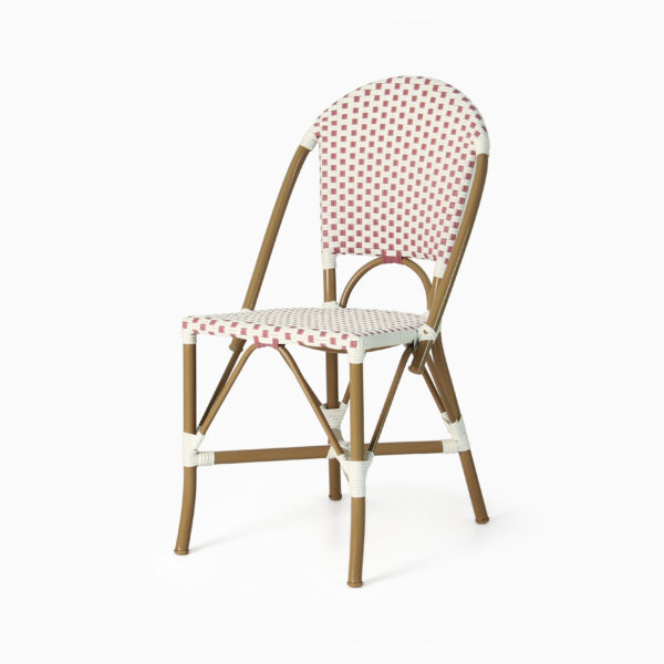 Farah Bistro Chair - Silla de comedor de ratán para jardín