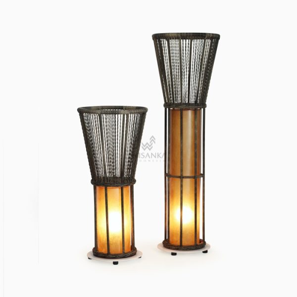 Badui Planter Lamp - Lámpara de pie con forma de maceta