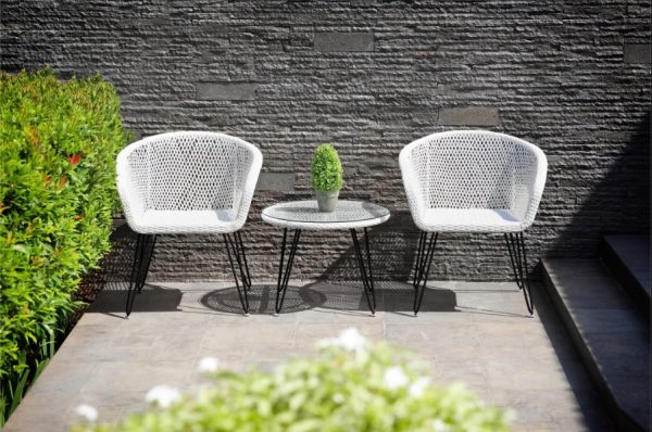 Chloe Terrace Set - Barrel Back Dining Chairs