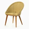 Lira Dining Chair - Barrel Back Dining Chairs - perspective