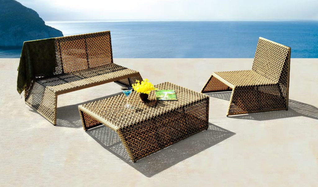 Criss Cross Living Set - Outdoor Garden Furniture