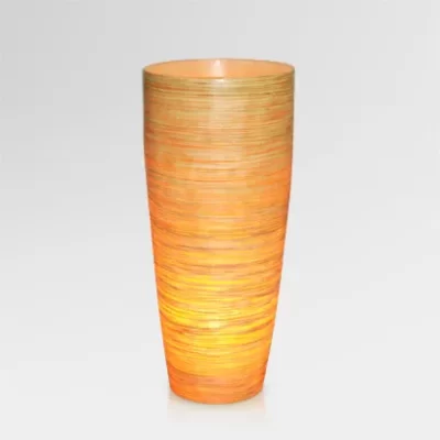 Lily Planter with Wicker - Planter Lights Indoor