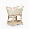 Rose Bassinet - Bedside Baby Bassinet - Perspective View