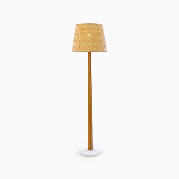 Арно подна ламба - Дрвена подна светилка со статив