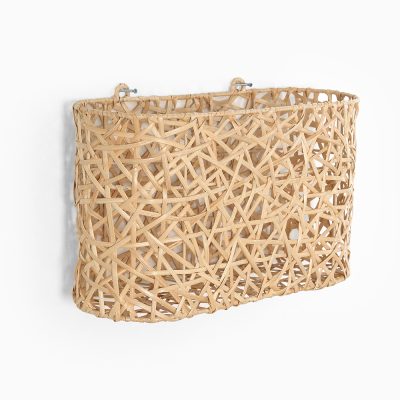 Boyd Wall Pocket - Wicker Wall Basket