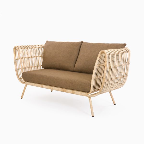 Callum Sofa – Rattan-Sofa für den Innenbereich