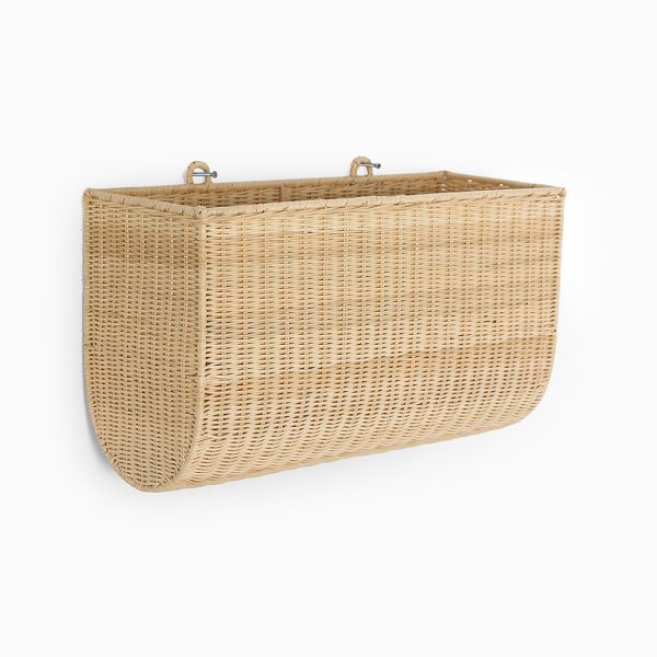 Cassia Wall Pocket - Wicker Wall Basket