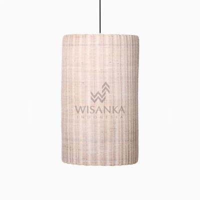 Daisy Hanging Lamp - Large - Rattan Pendant Lamp - Off State