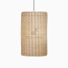 Daisy Hanging Lamp - Large - Rattan Pendant Lamp - On State